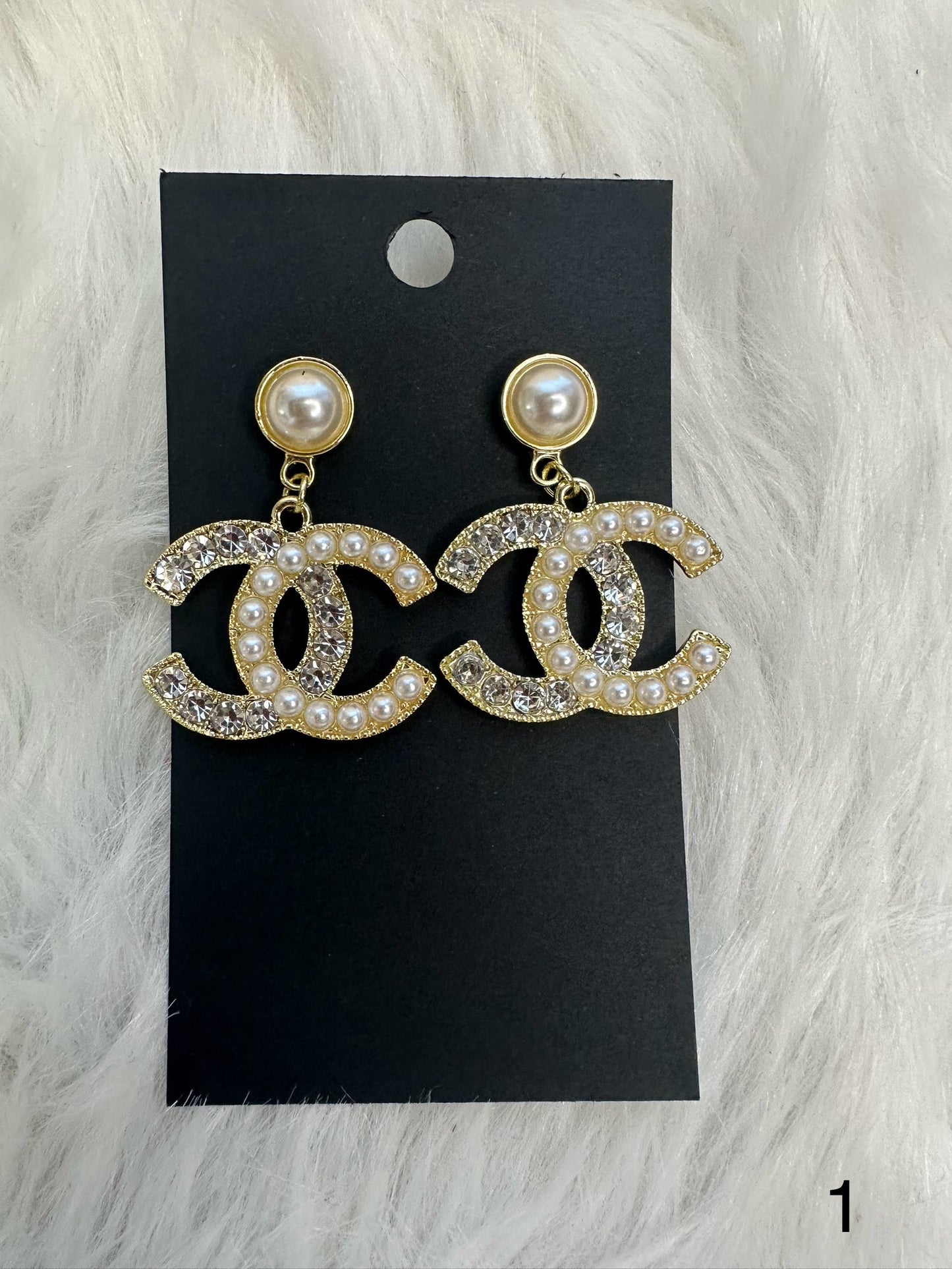 Pearlin luxe earrings designer inspired