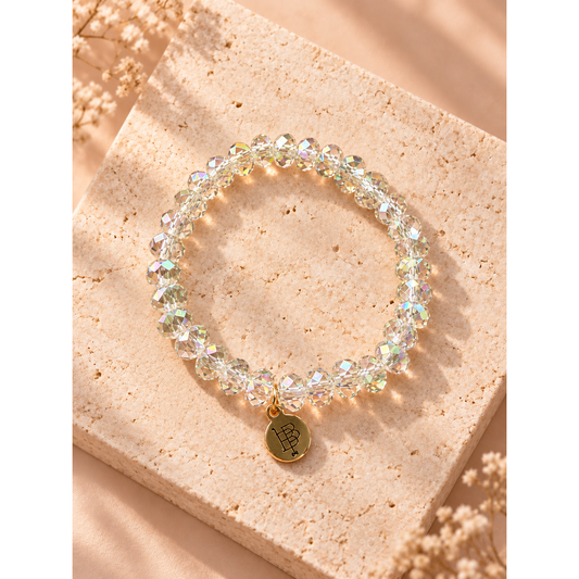 Stacker Stretch Bracelet - Multicolored Iridescent