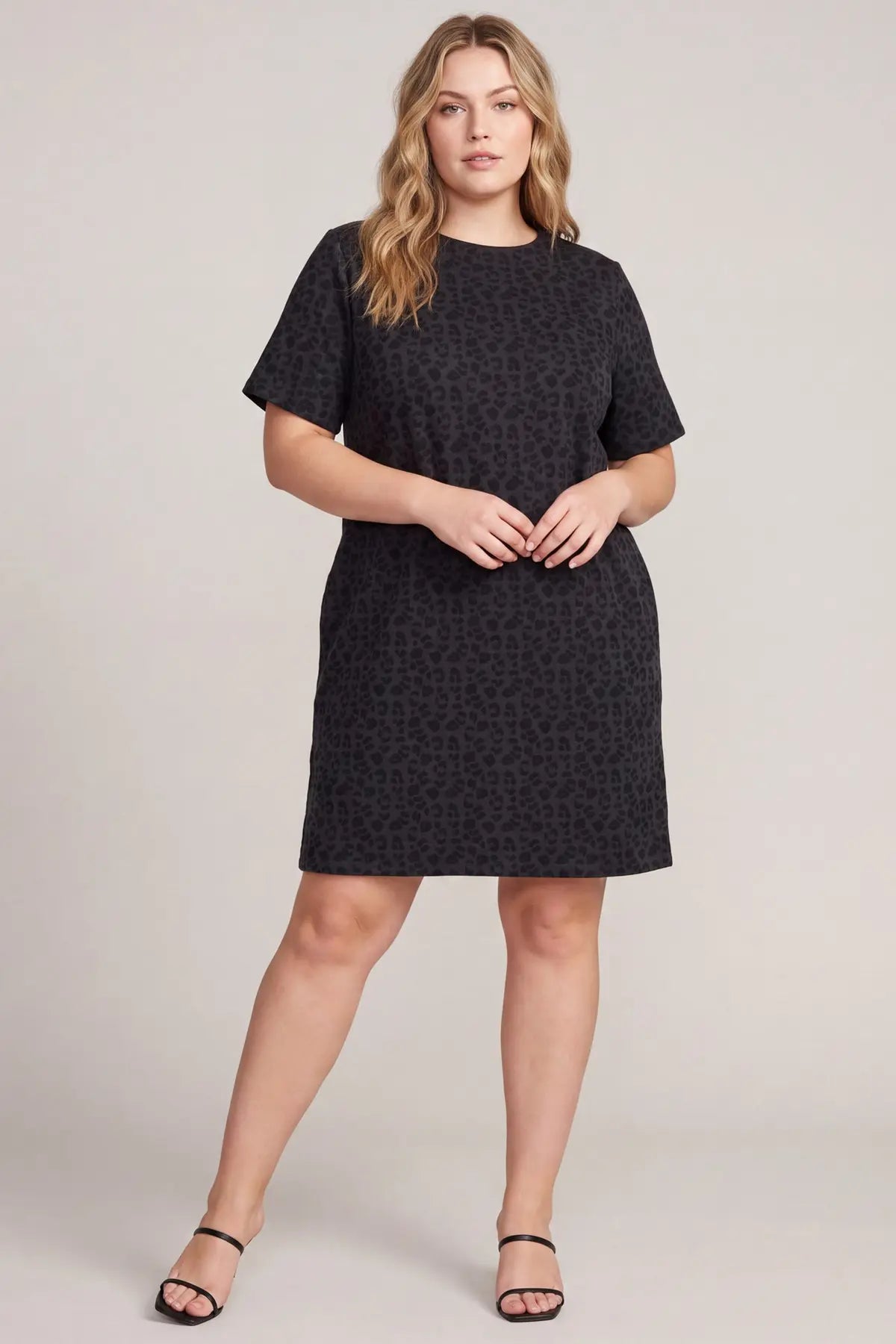 Midnight Leopard Dress