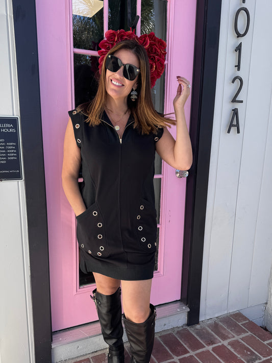 Street chic zip dress