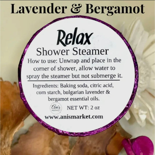 Shower Steamer- Relax lavender/bergamont