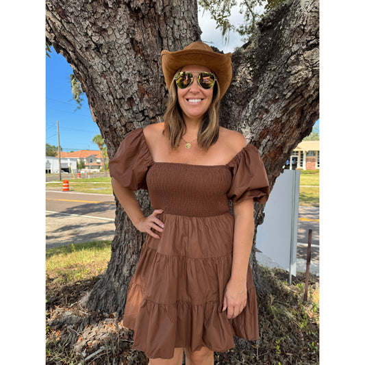 Cocoa Cloud Mini Dress