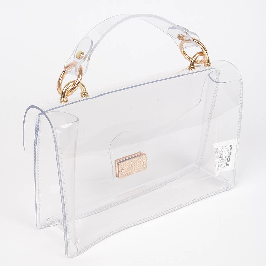 Clear Studded Purse