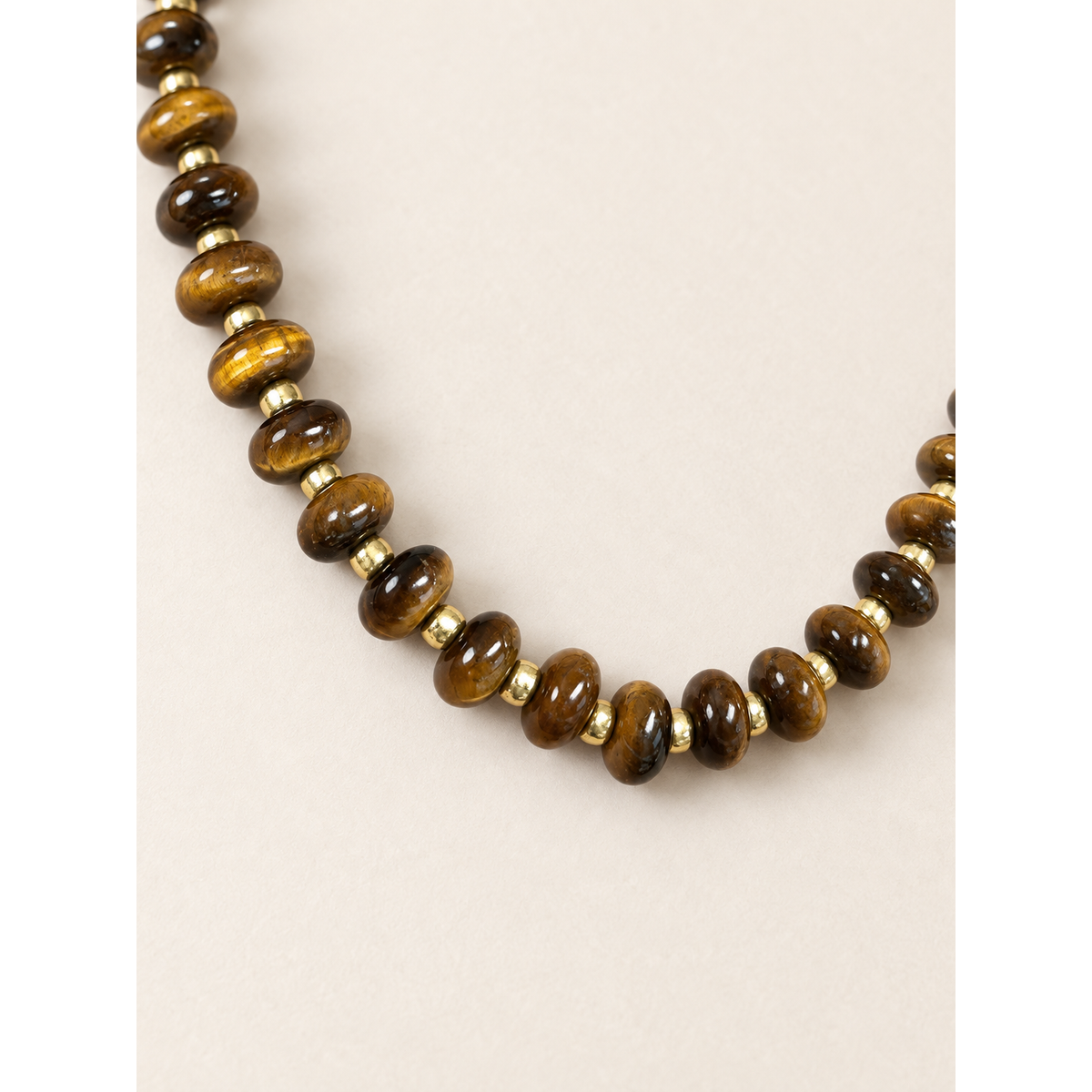 Tigers Eye Beaded Necklace