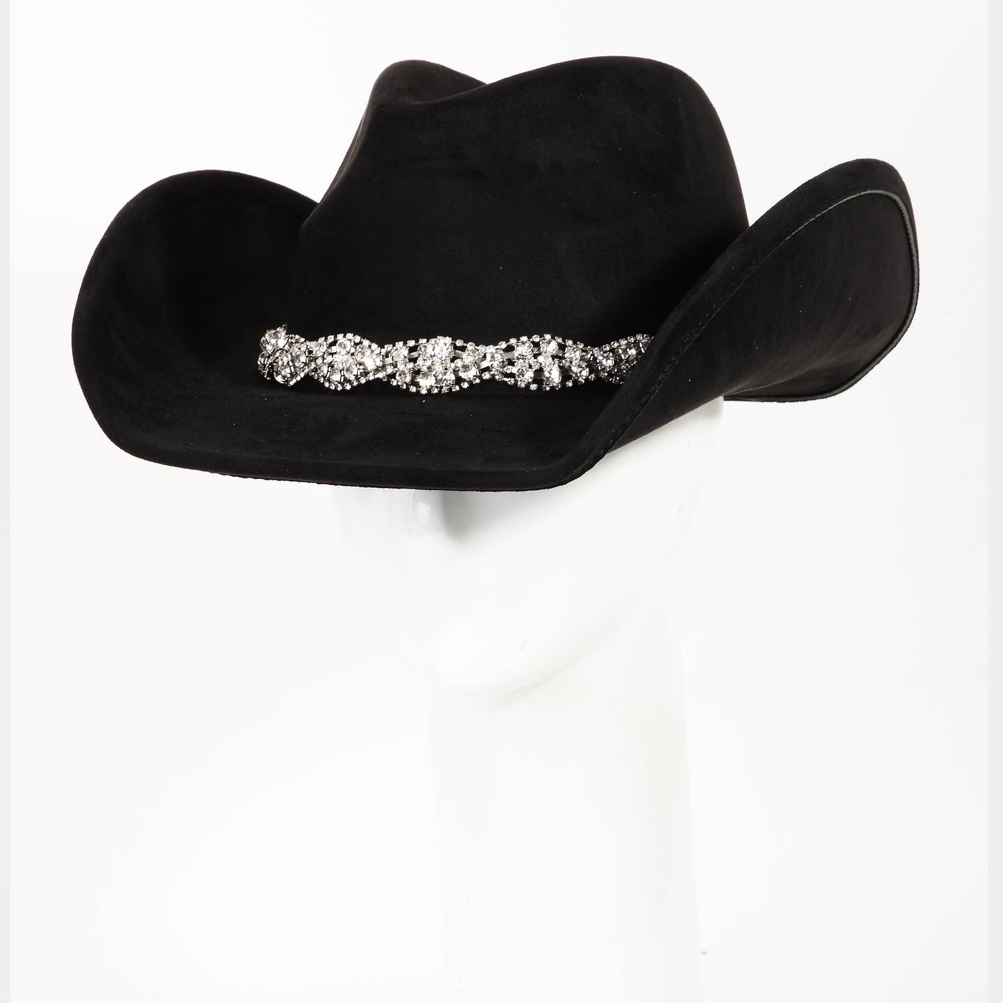 Rhinestone Chain Strap Western Cowboy Hat