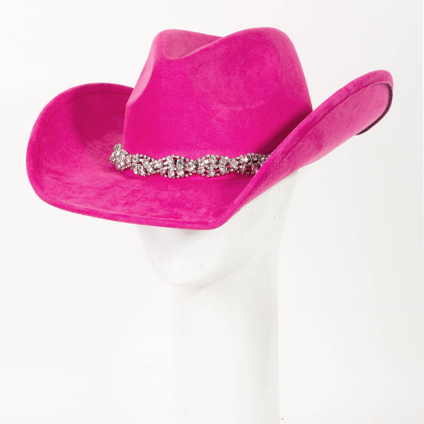 Rhinestone Chain Strap Western Cowboy Hat