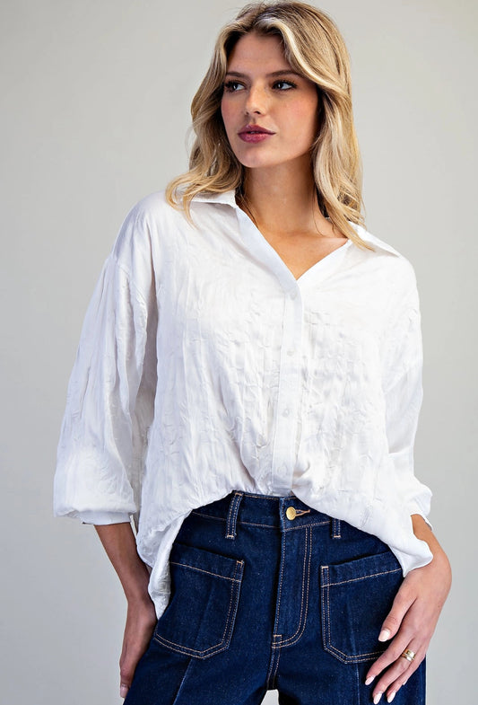 Coastal Canvas Blouse