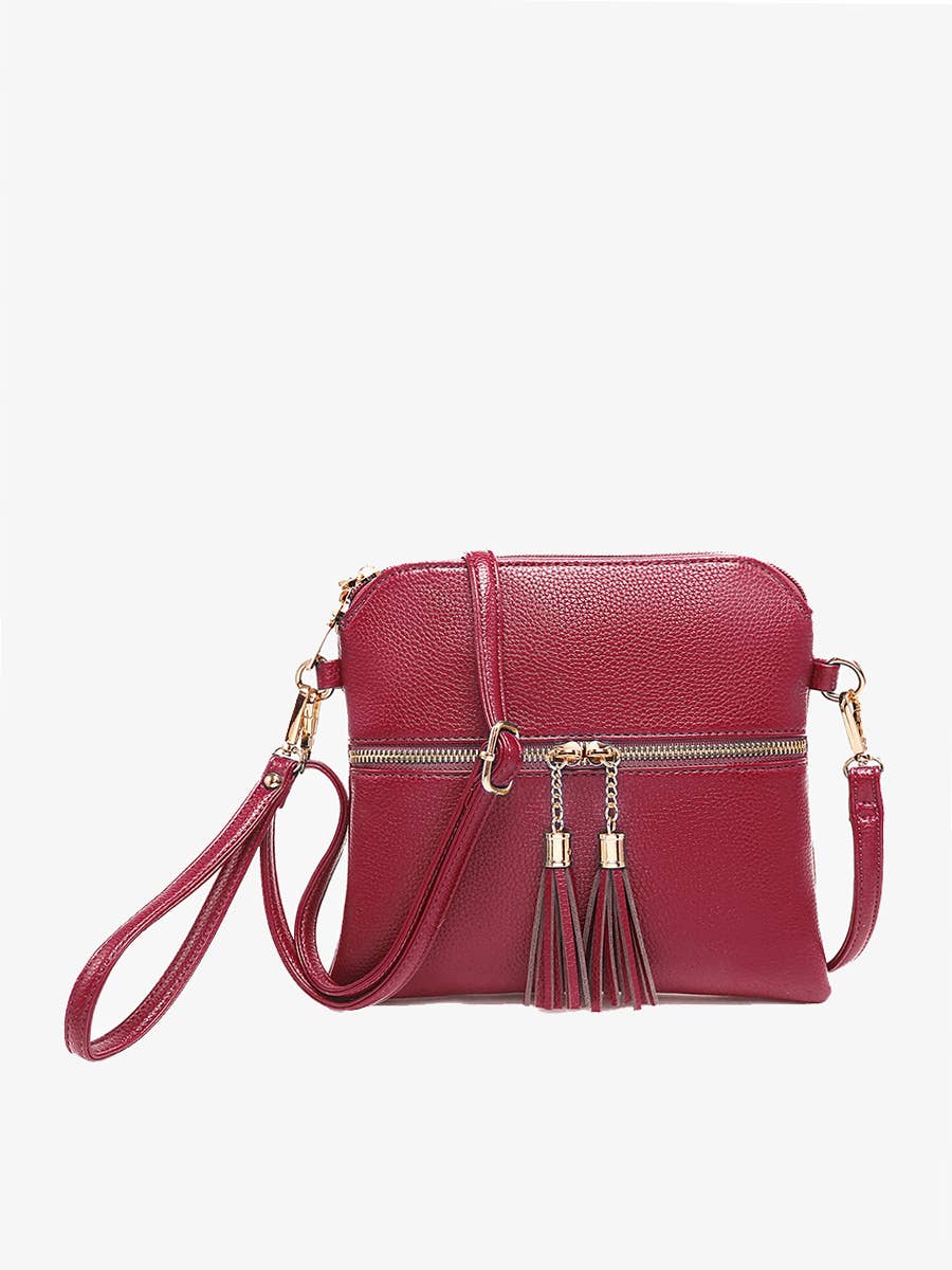 Tara Double Zip Crossbody/Wristlet Bag