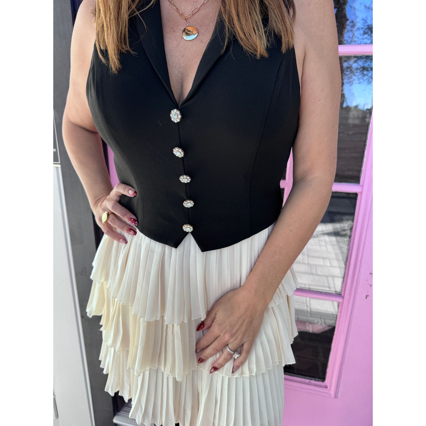 Holiday in Paris Dress by Sugarlips