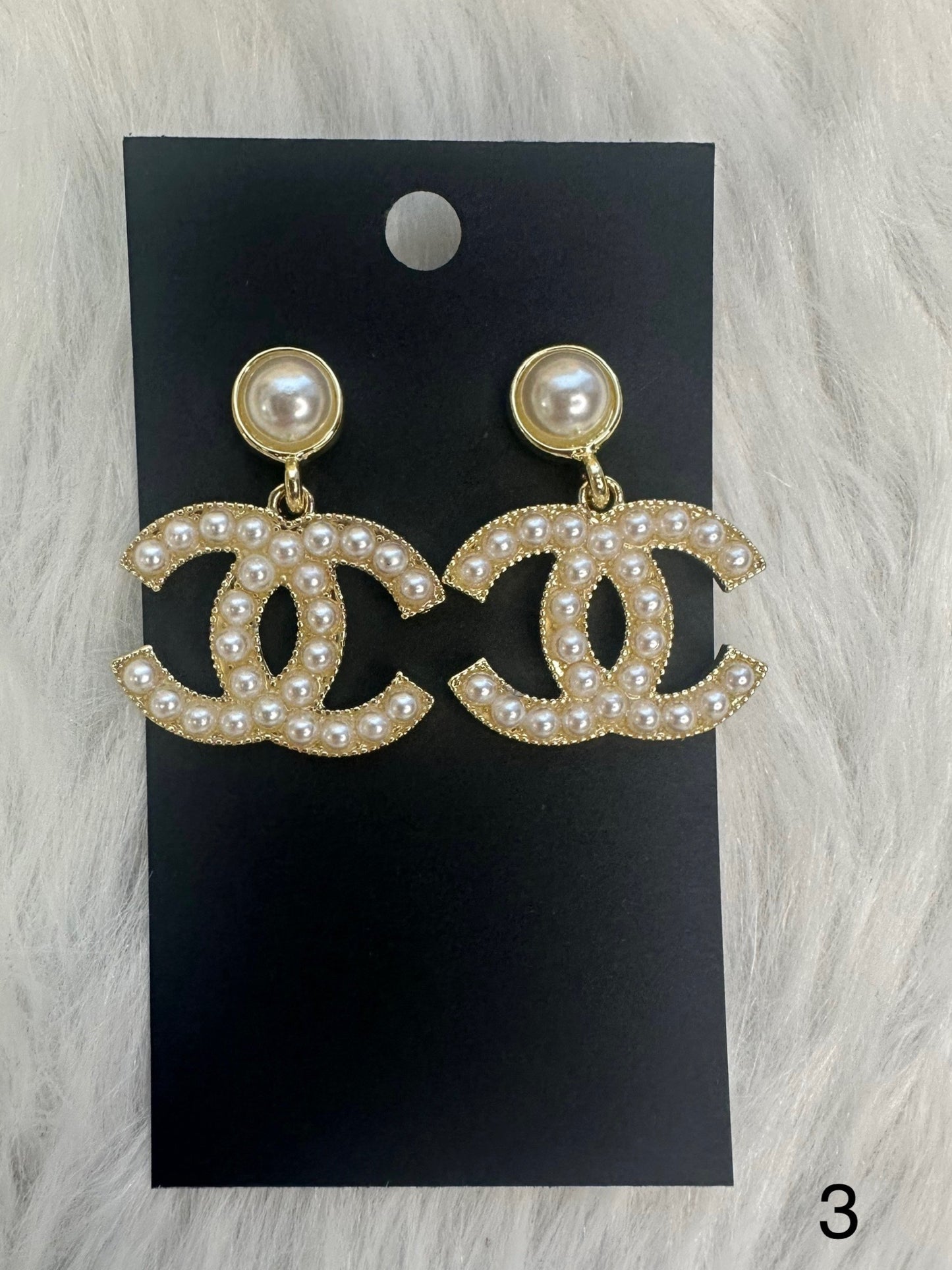 Pearlin luxe earrings designer inspired