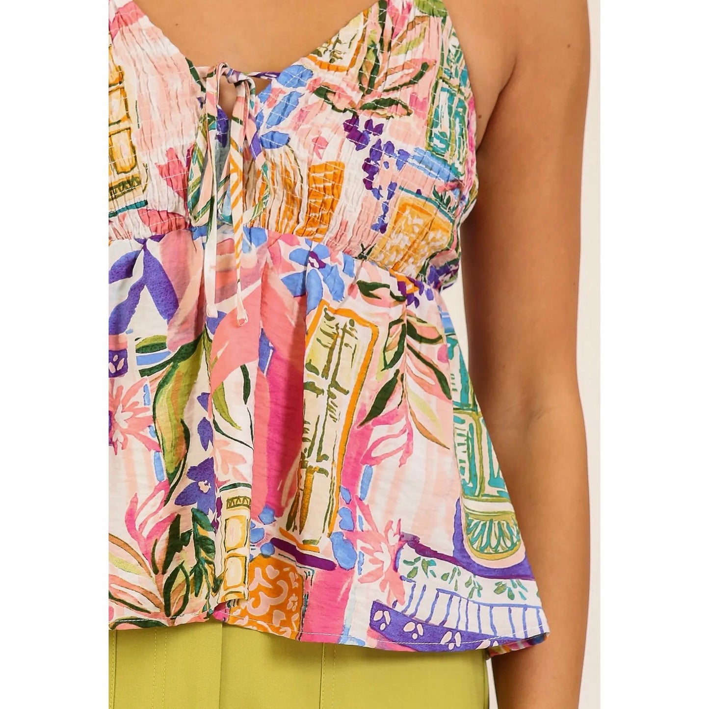 Tropical escape Cami top