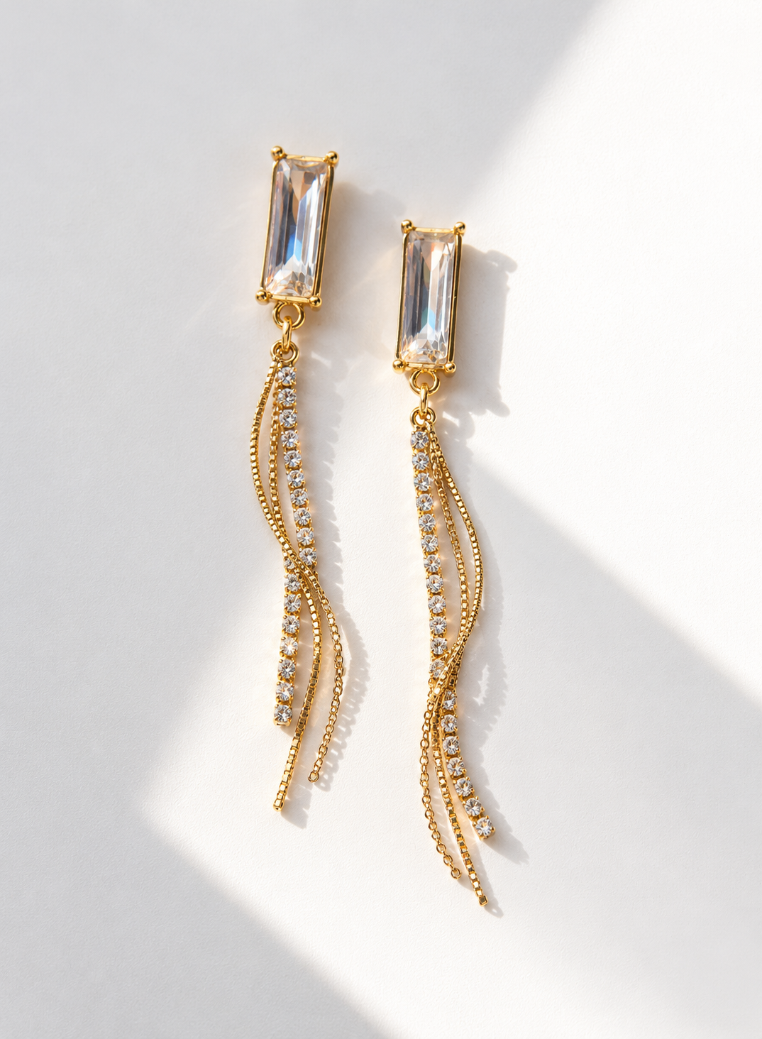 Afterglow Crystal Drop Earrings