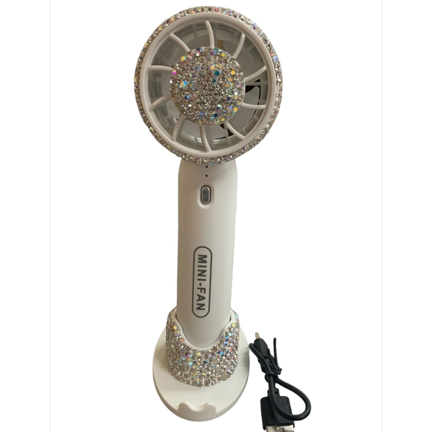 Bling Rhinestone Hand Fan