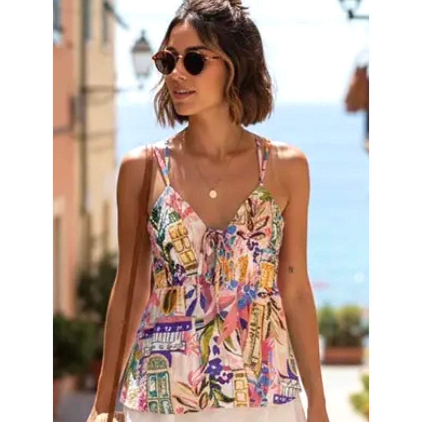 Tropical escape Cami top