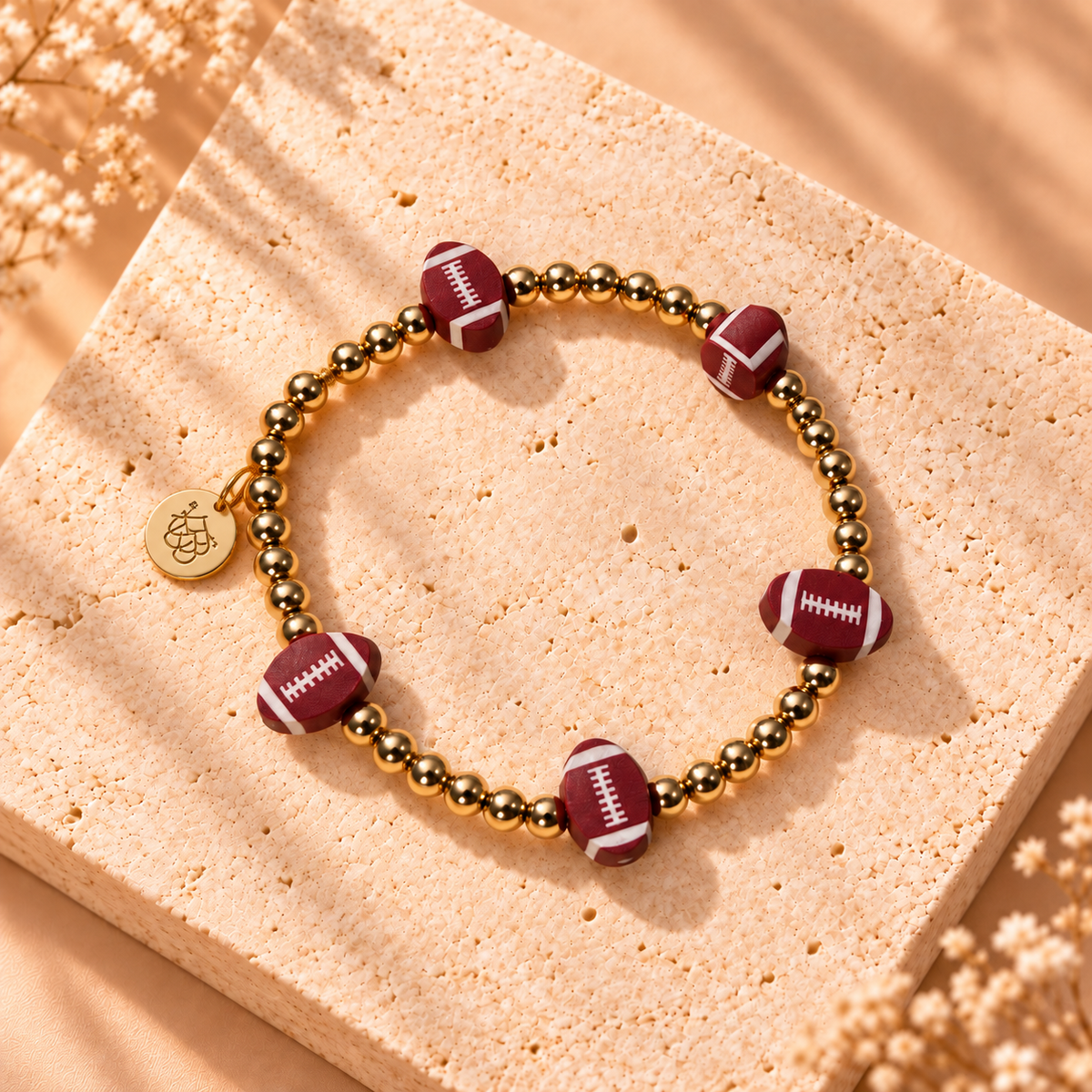 Lexi Stretch Bracelet - Football