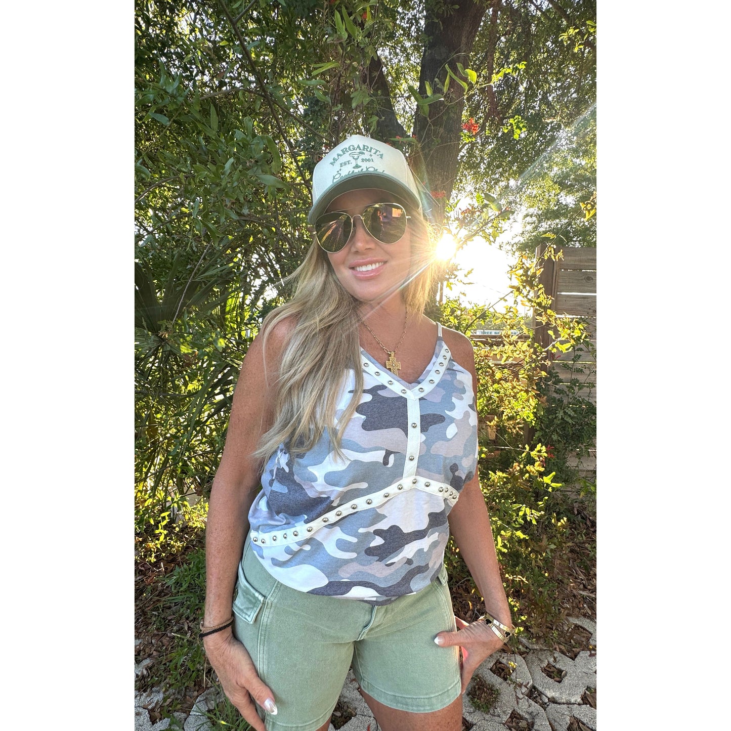 Camo babe cami