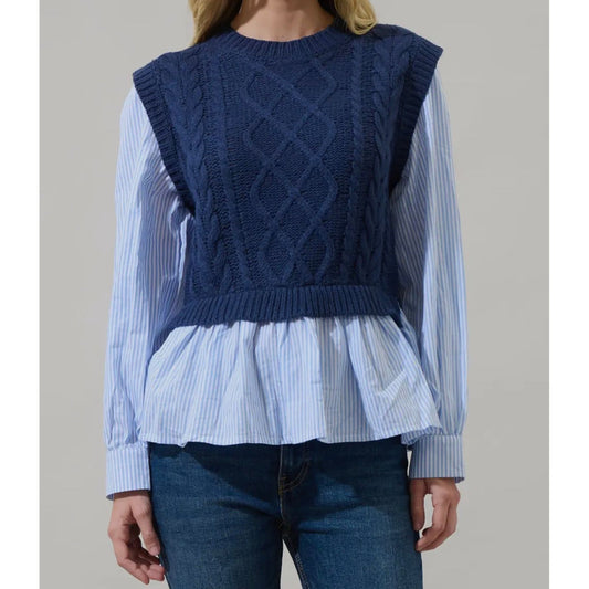 Full Potential Sweater-Vest top by Sugarlips