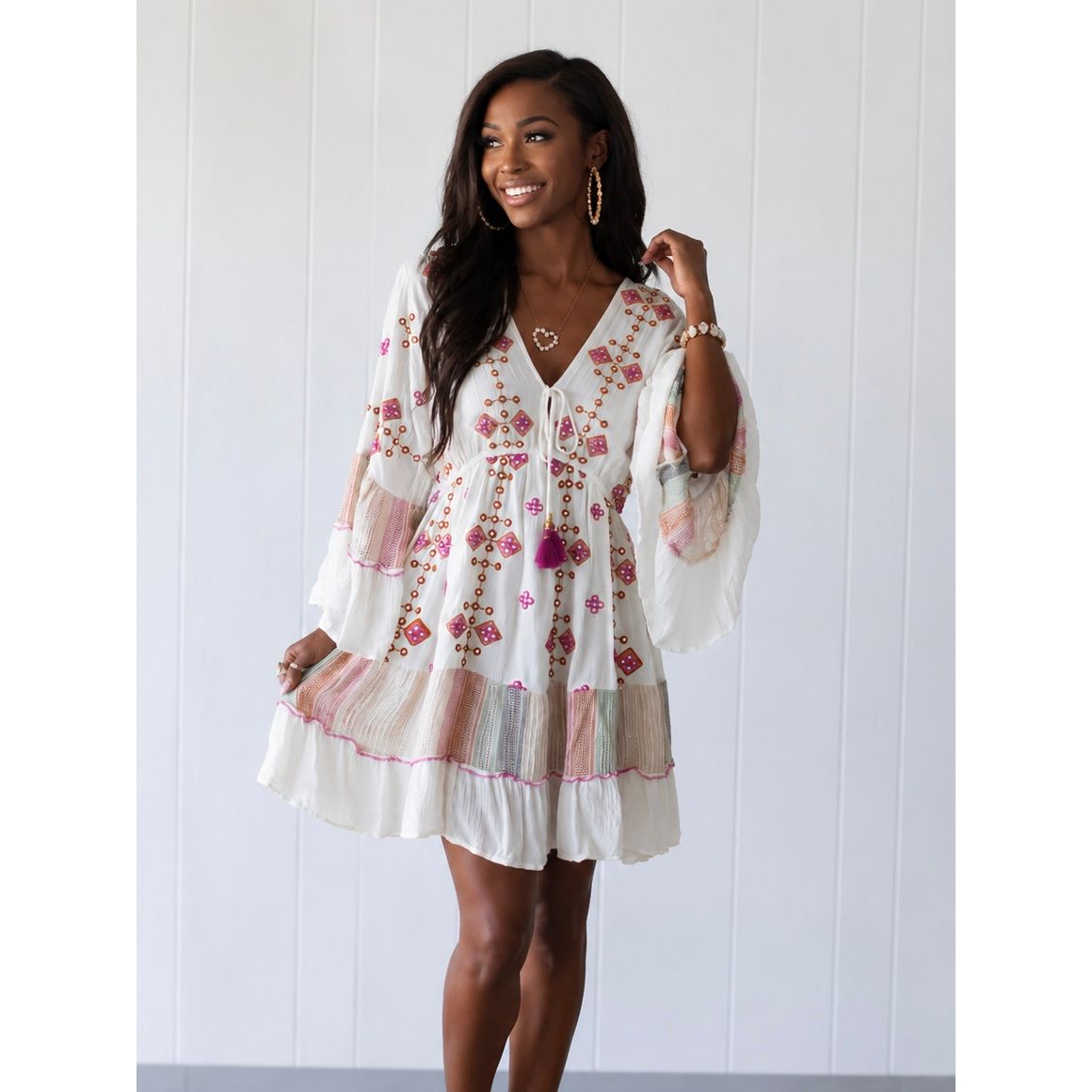 Sunset Mosaic Dress