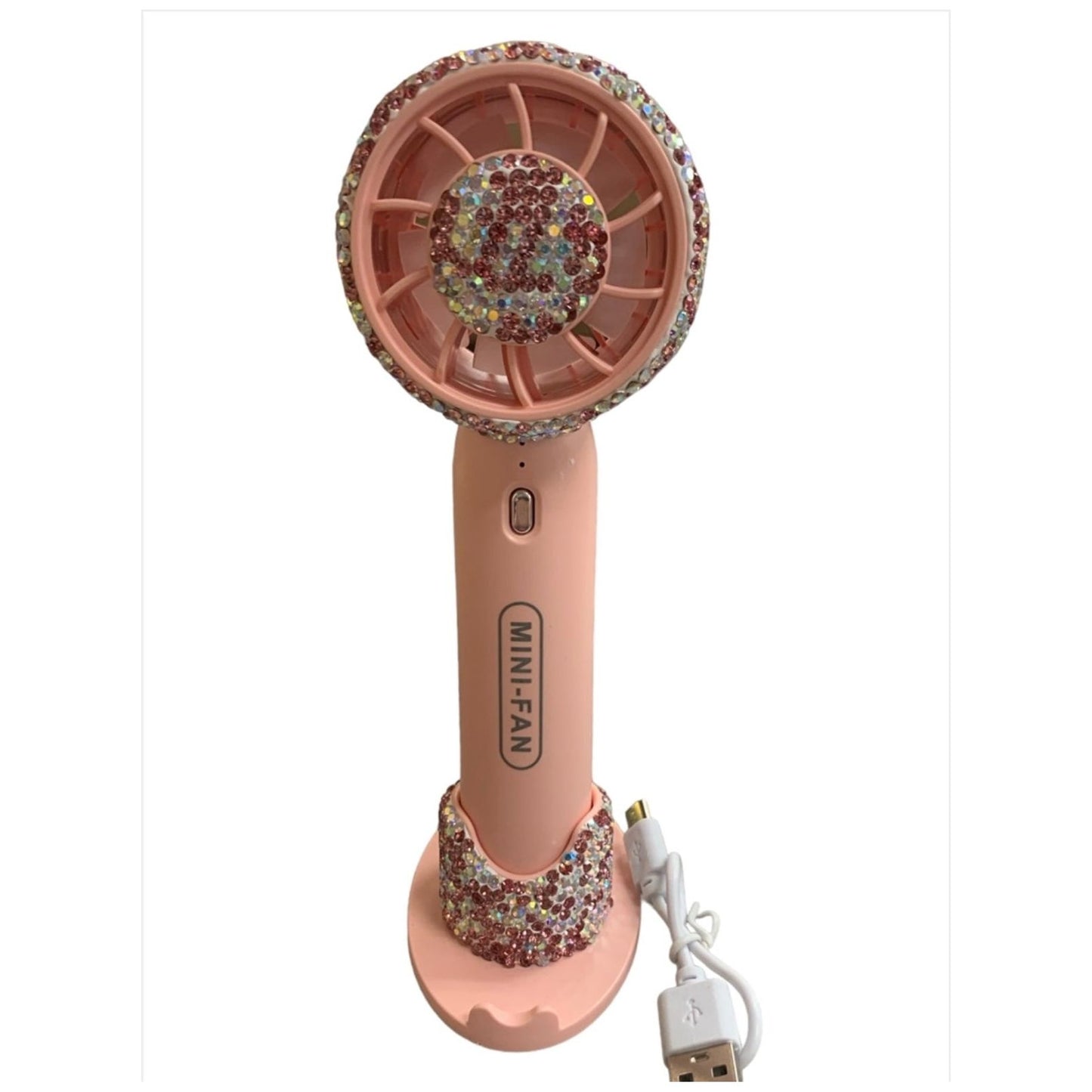 Bling Rhinestone Hand Fan