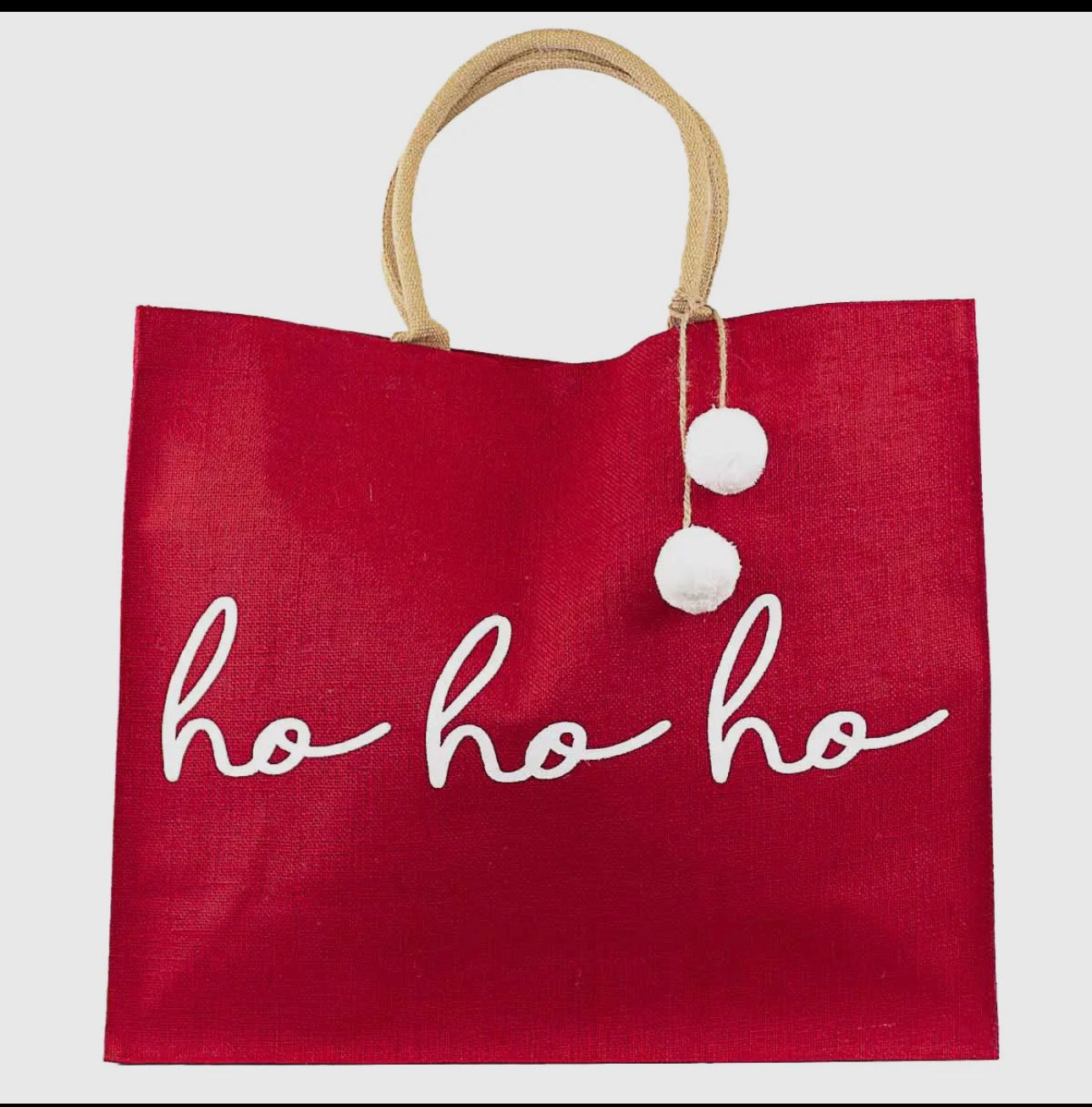 Ho Ho Ho 22x19x8 Holiday tote