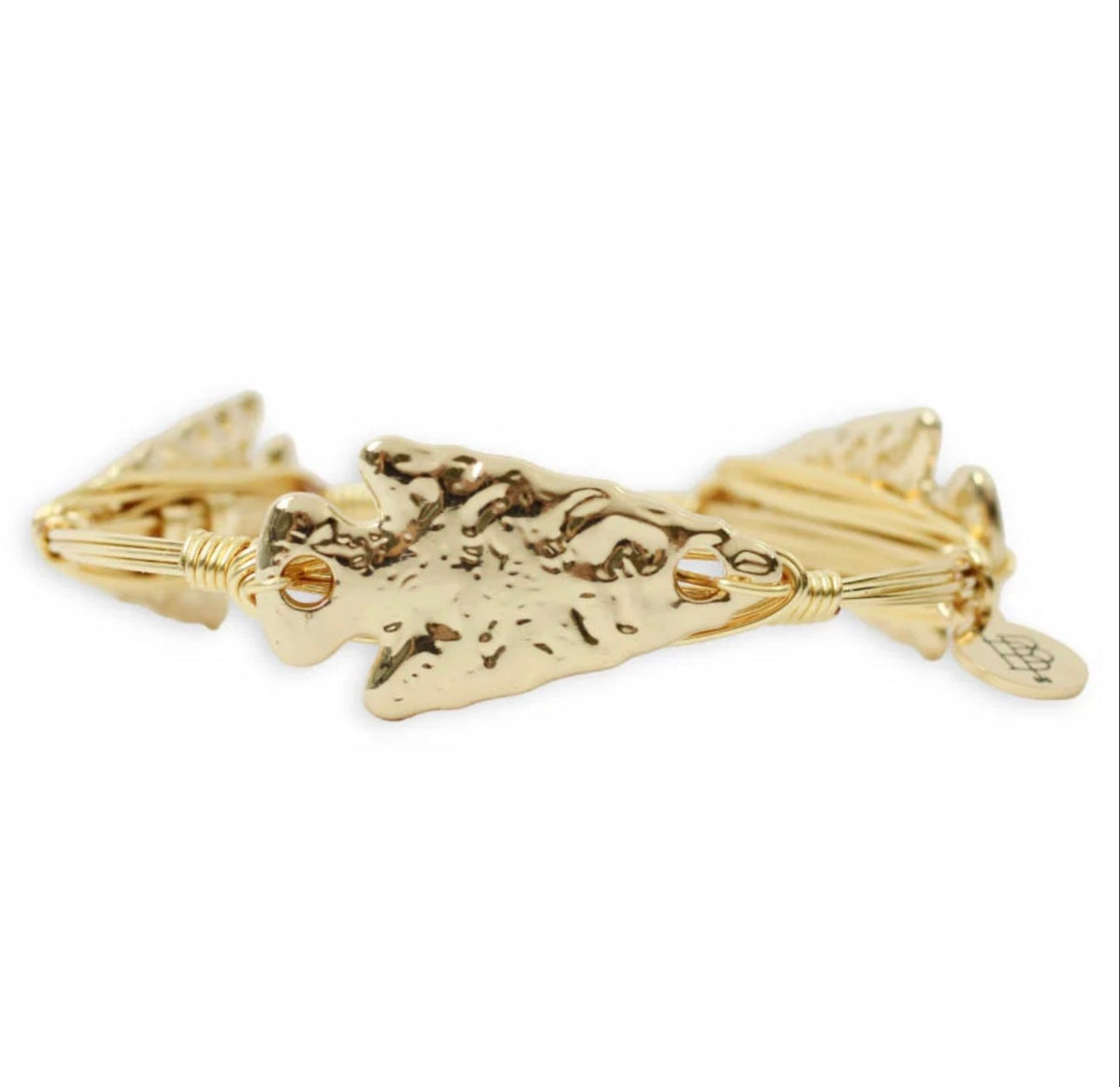 The Gold Arrowhead Bangle Bracelet