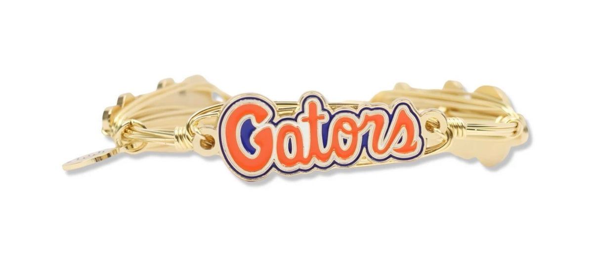 The Florida Gators Script Bangle Bracelet