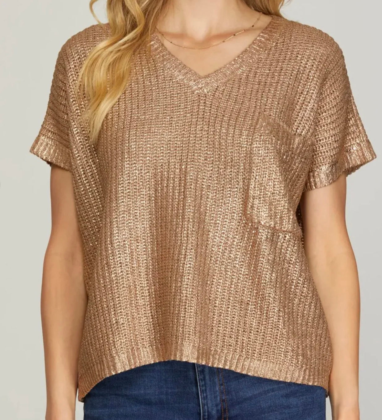 Rose Gold Paradise Sweater