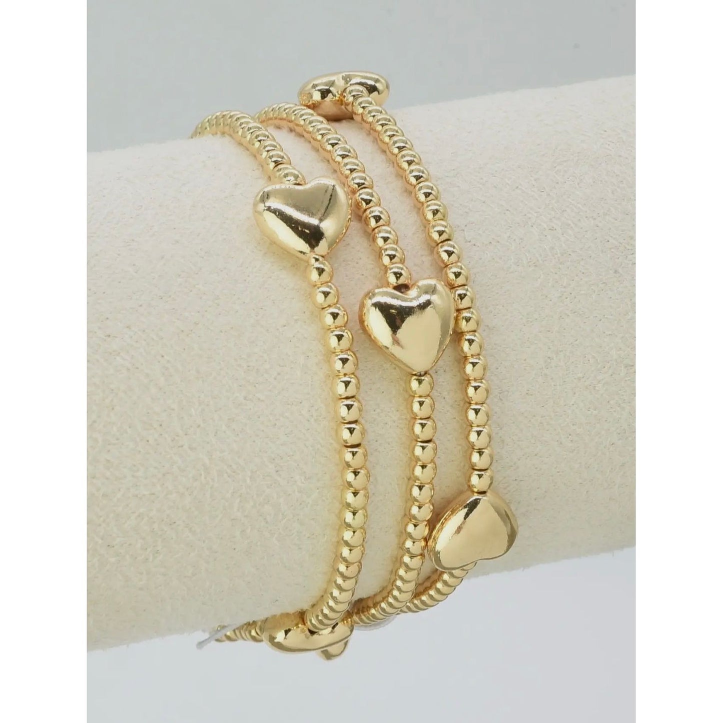Heart stretch bracelet