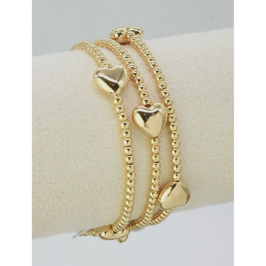 Heart stretch bracelet