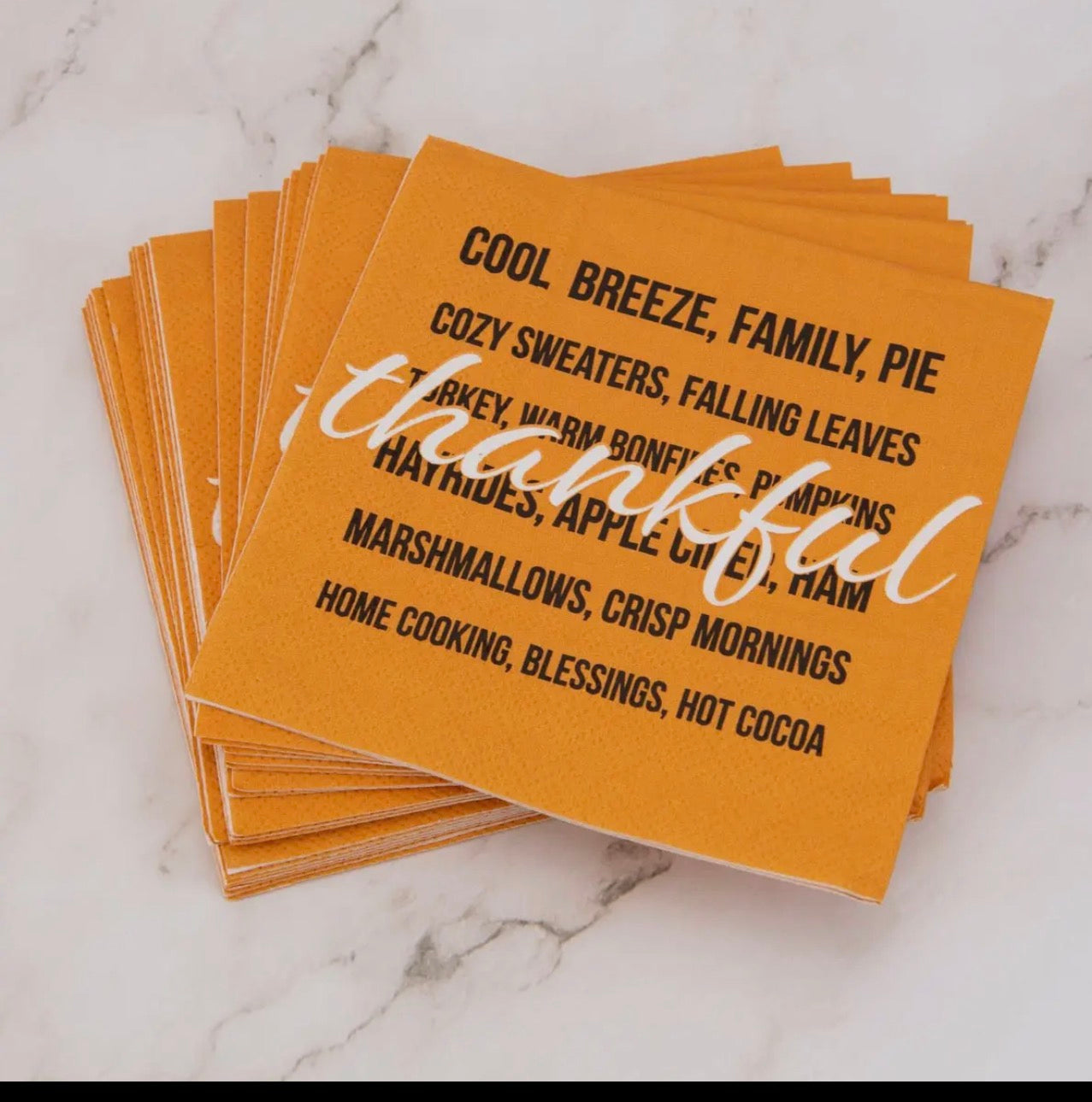Thankful Napkins