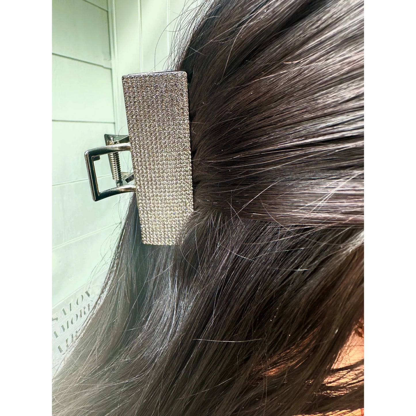 NYC rhinestone hair clips