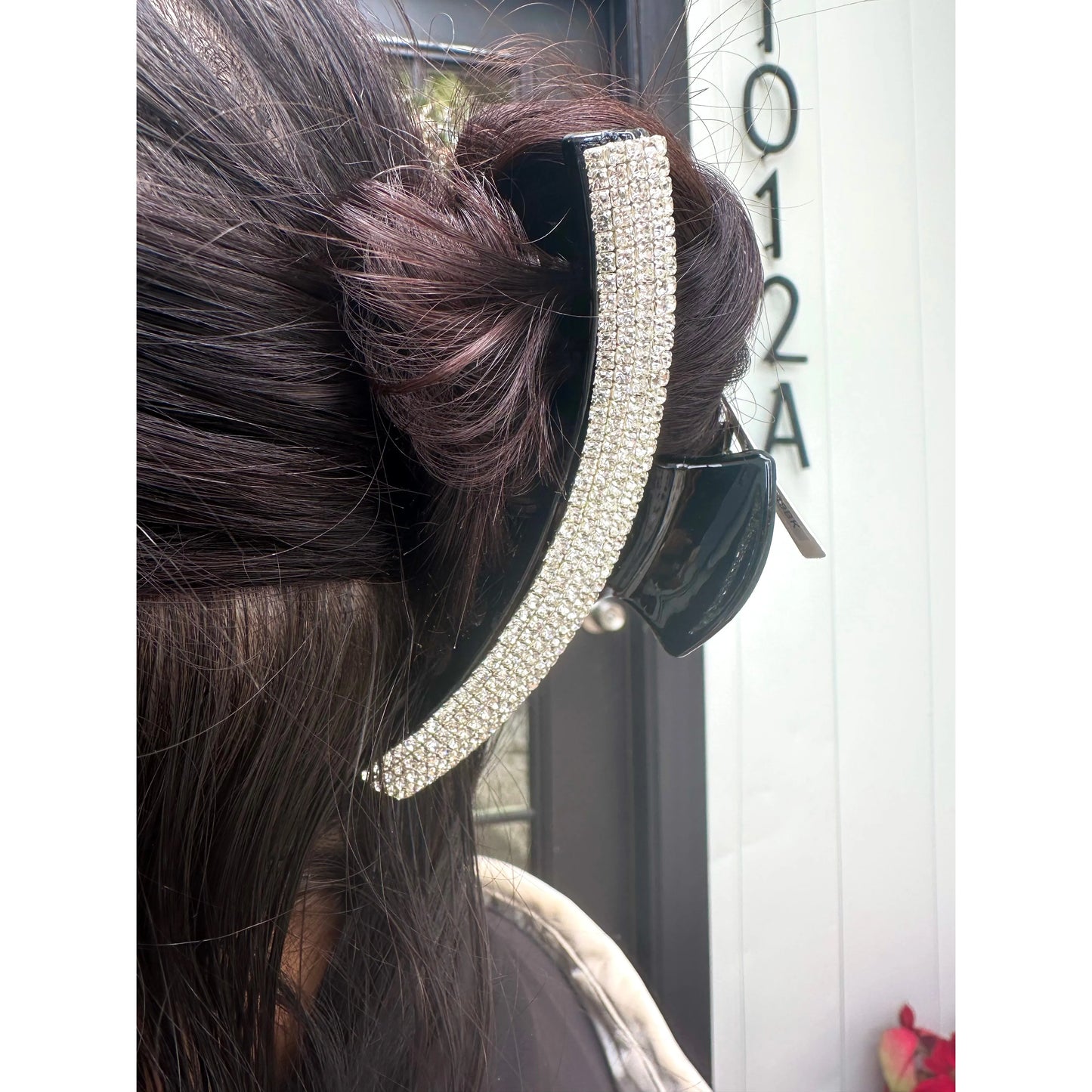 NYC rhinestone hair clips