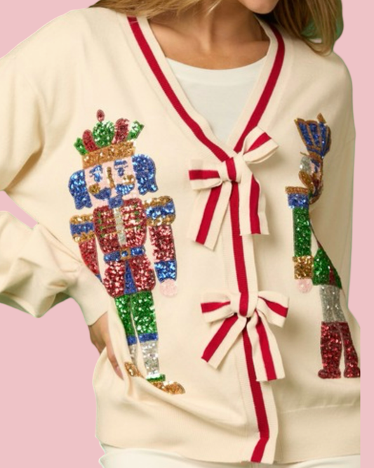 Nutcracker Sequin Sweater by Fantastic Fawn