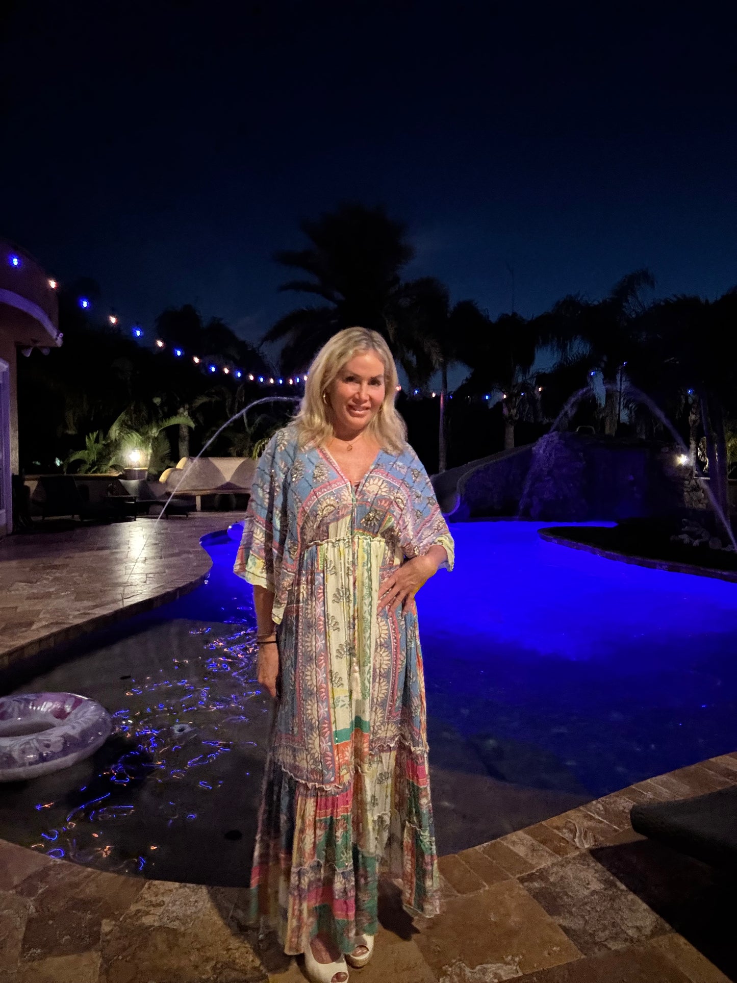 Boho Aqua Lust Dress