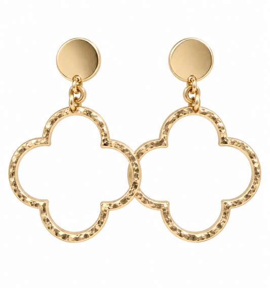 Clover Dangle Earrings/ Bourbon and Boweties