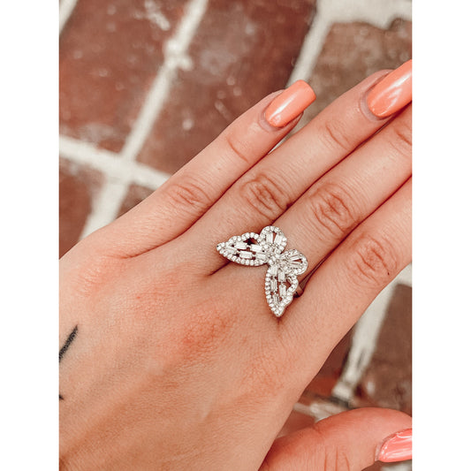 Envy Butterfly Ring "Silver"