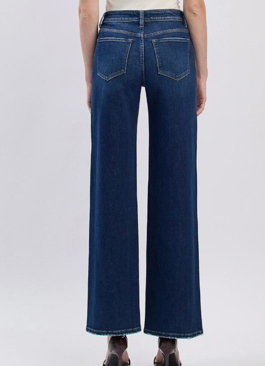 Flying Monkey Dark Wash Wide Leg Jeans