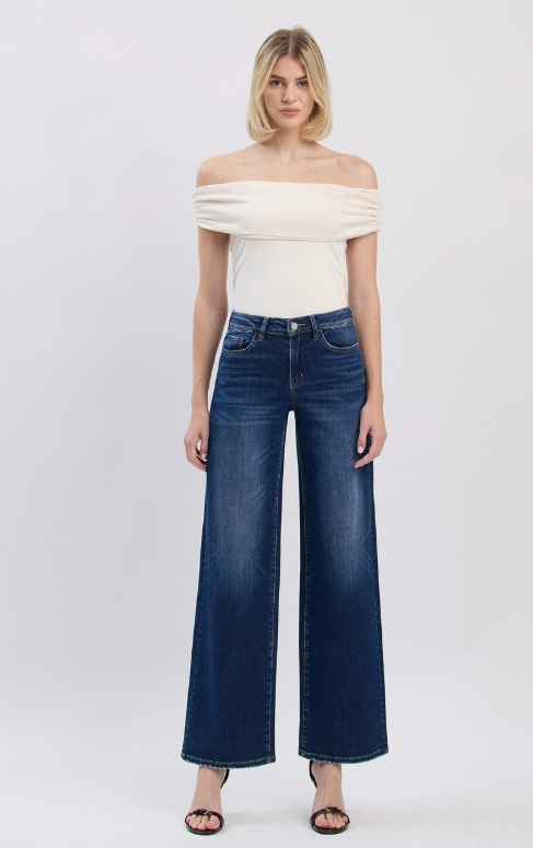 Flying Monkey Dark Wash Wide Leg Jeans
