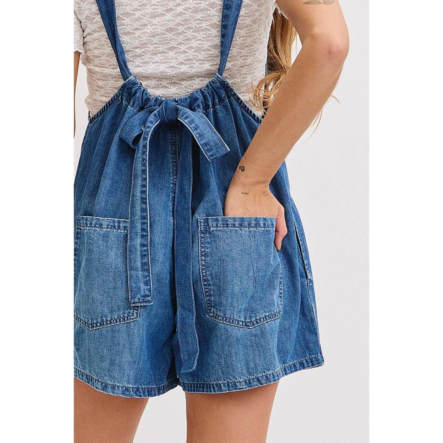 It’s a beautiful day denim Romper