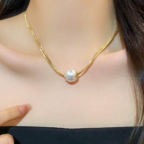 NON-TARNISH PEARL NECKLACE