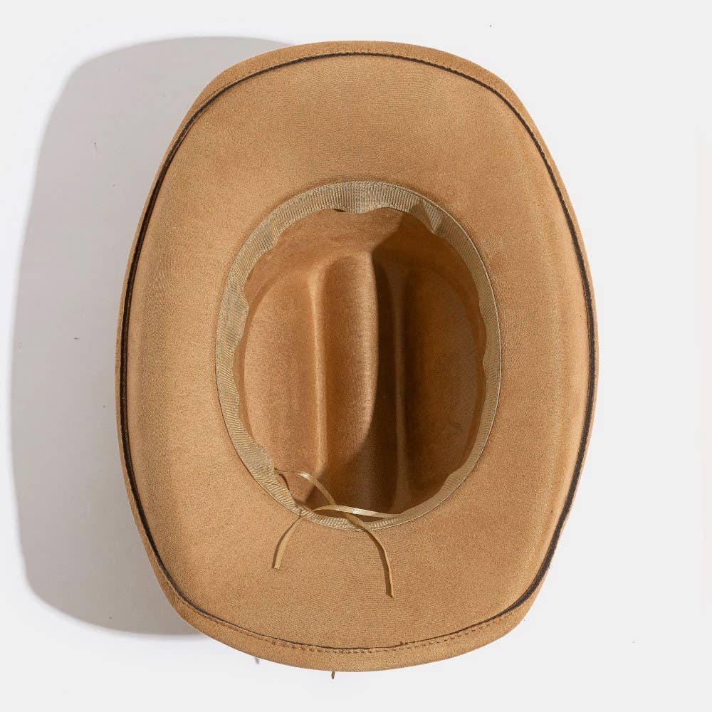 Western Star Layered Strap Cowboy Hat