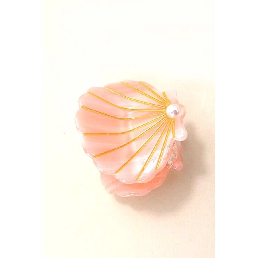 BEACH OCEAN CELLULOSE SEASHELL HAIR CLIP