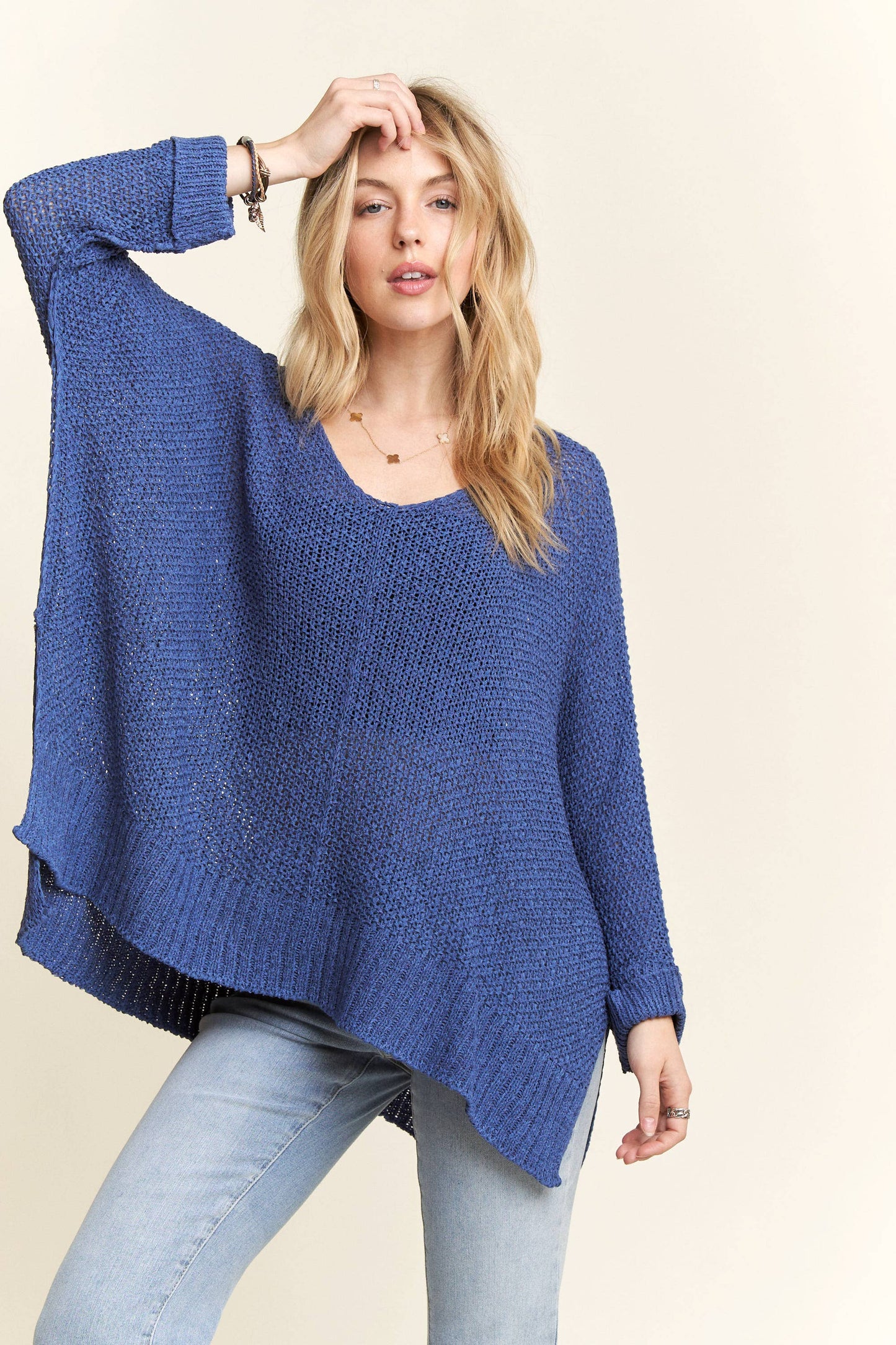 Loose Fit Sweater Top