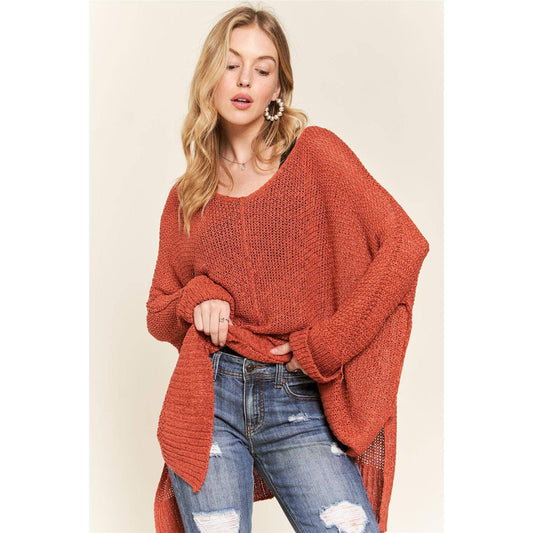 Loose Fit Sweater Top