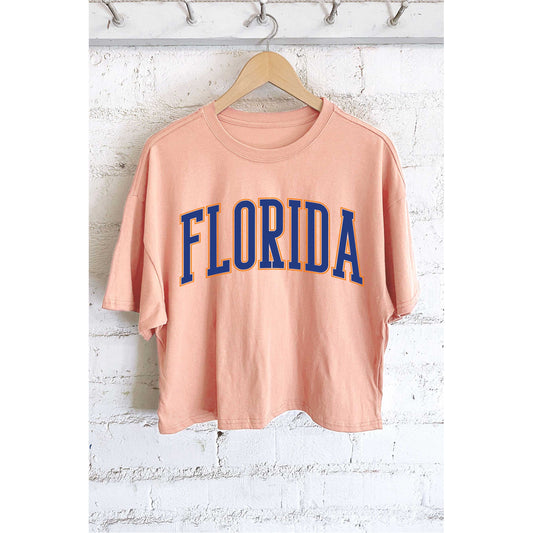 FLORIDA GRAPHIC LONG CROP TOP