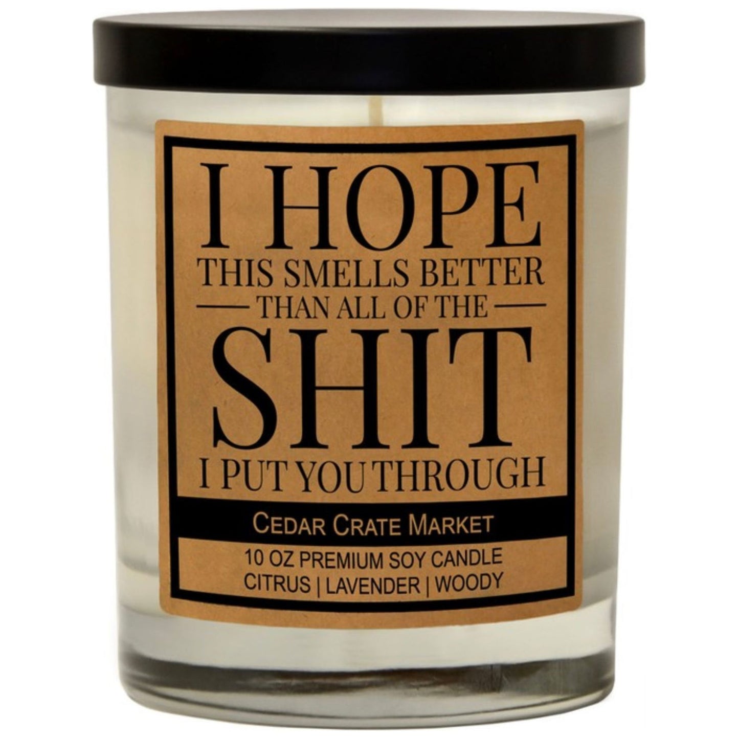 Hope this smells better candle