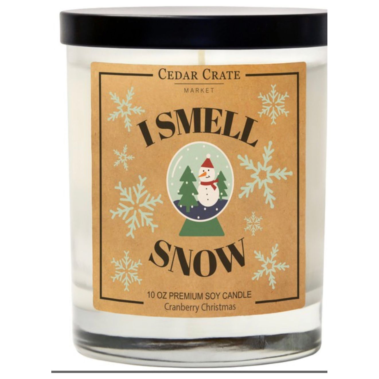 I smell snow candle
