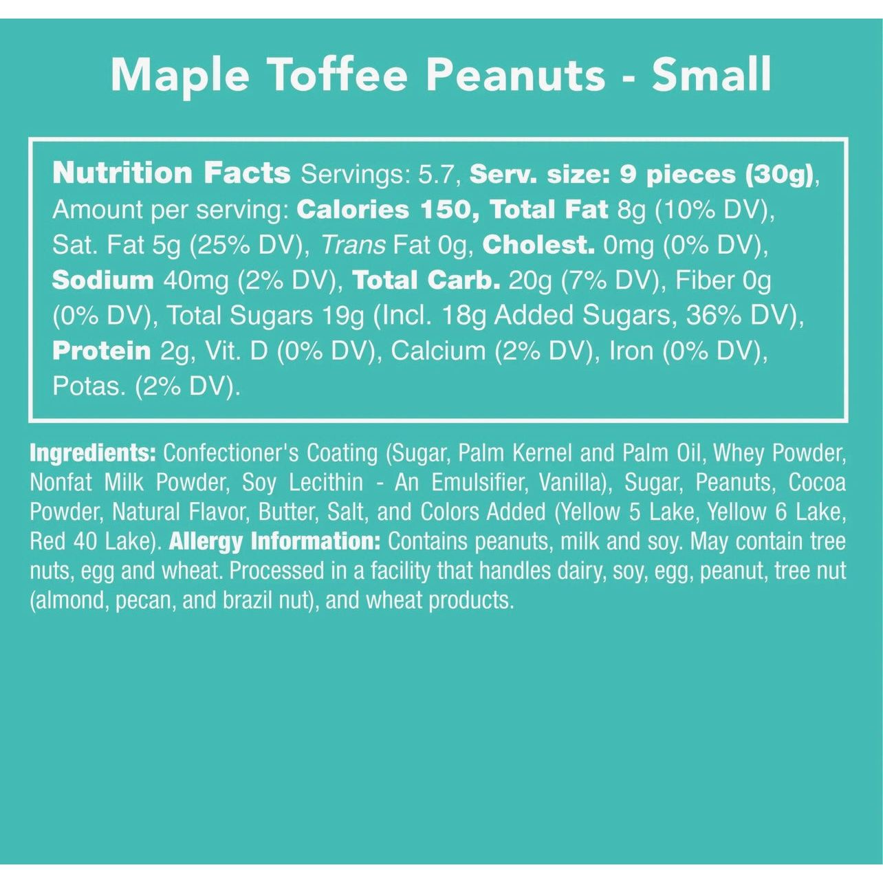 Maple toffee peanuts